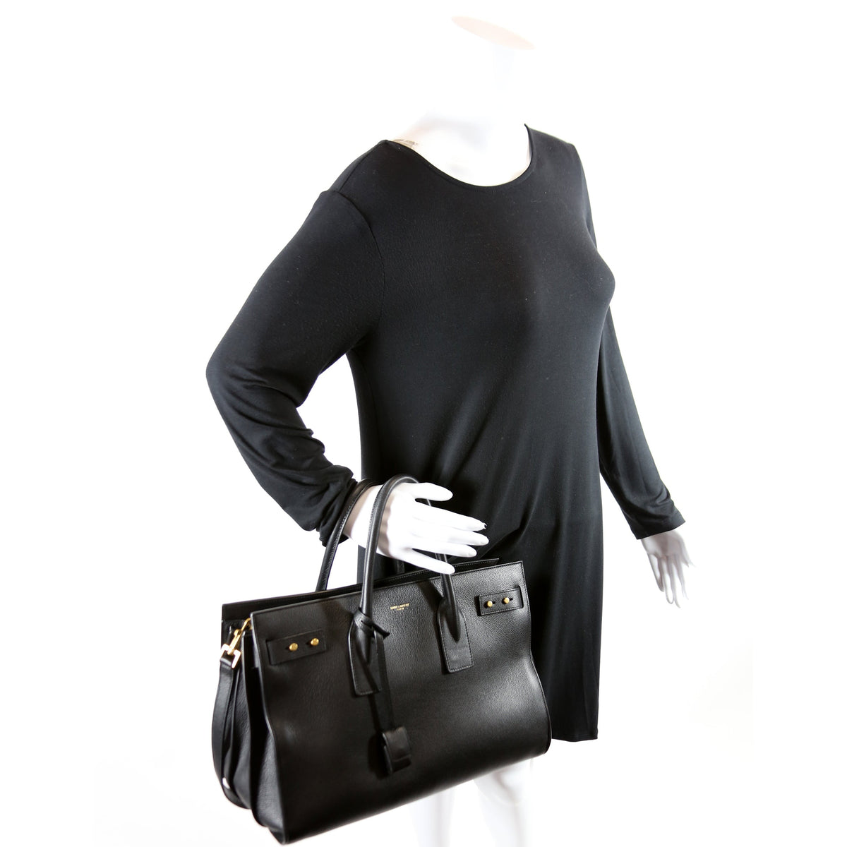 Sac De Jour Supple Leather Medium  Black