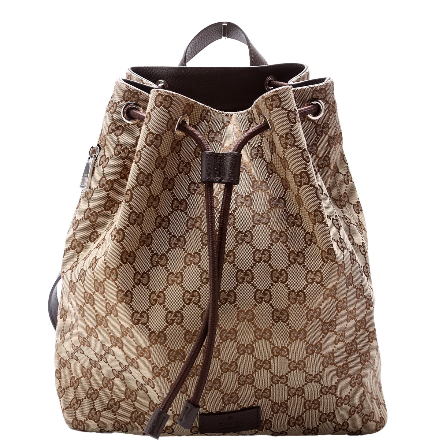 GG Canvas Drawstring Backpack