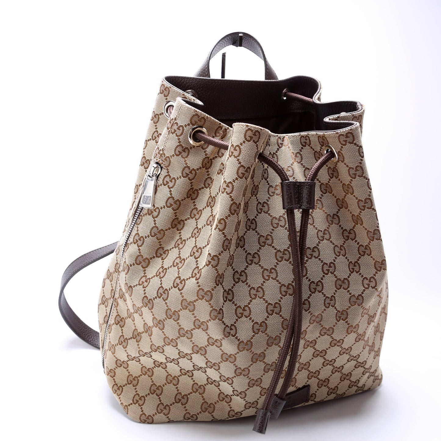 GG Canvas Drawstring Backpack