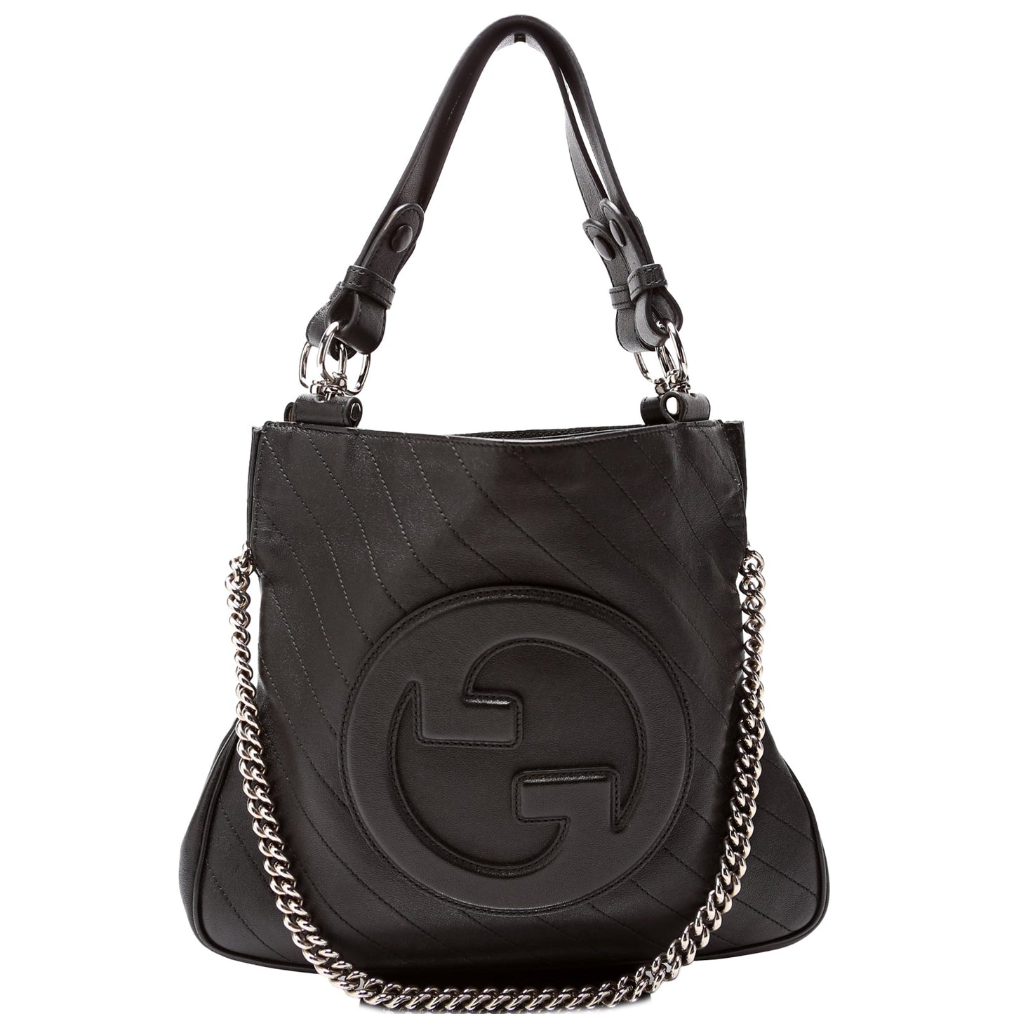 Gucci  Blondie Small Leather Tote Black