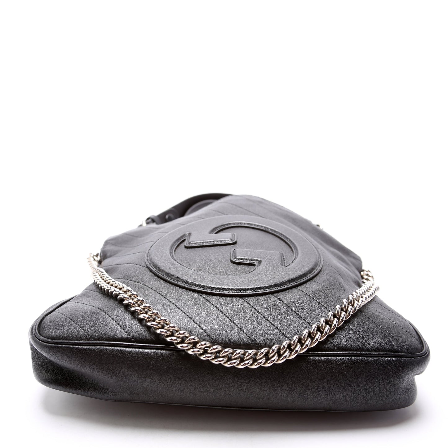 Blondie Small Leather Tote Black