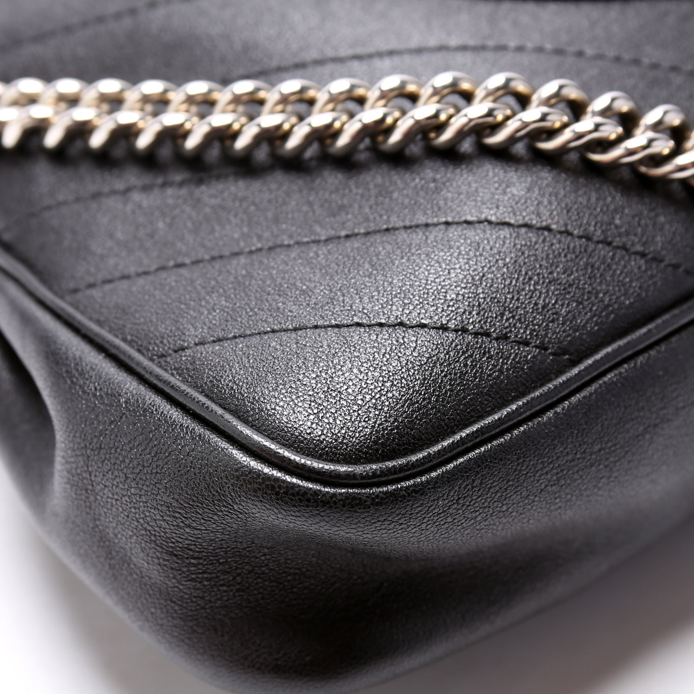 Blondie Small Leather Tote Black