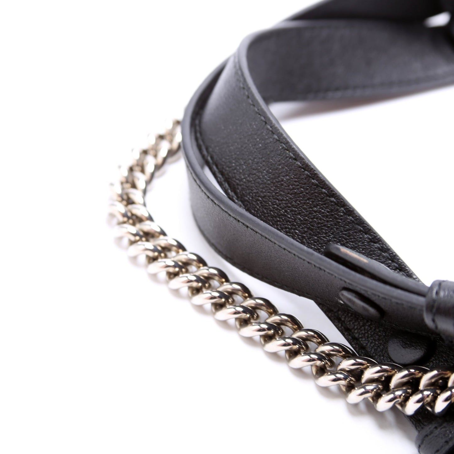 Blondie Small Leather Tote Black