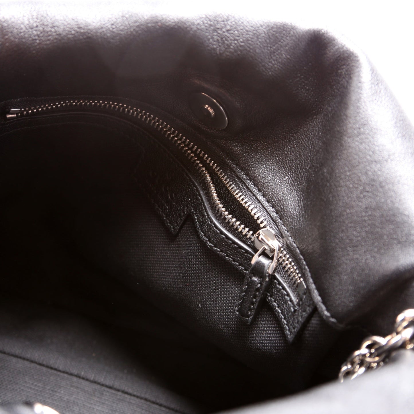 Blondie Small Leather Tote Black