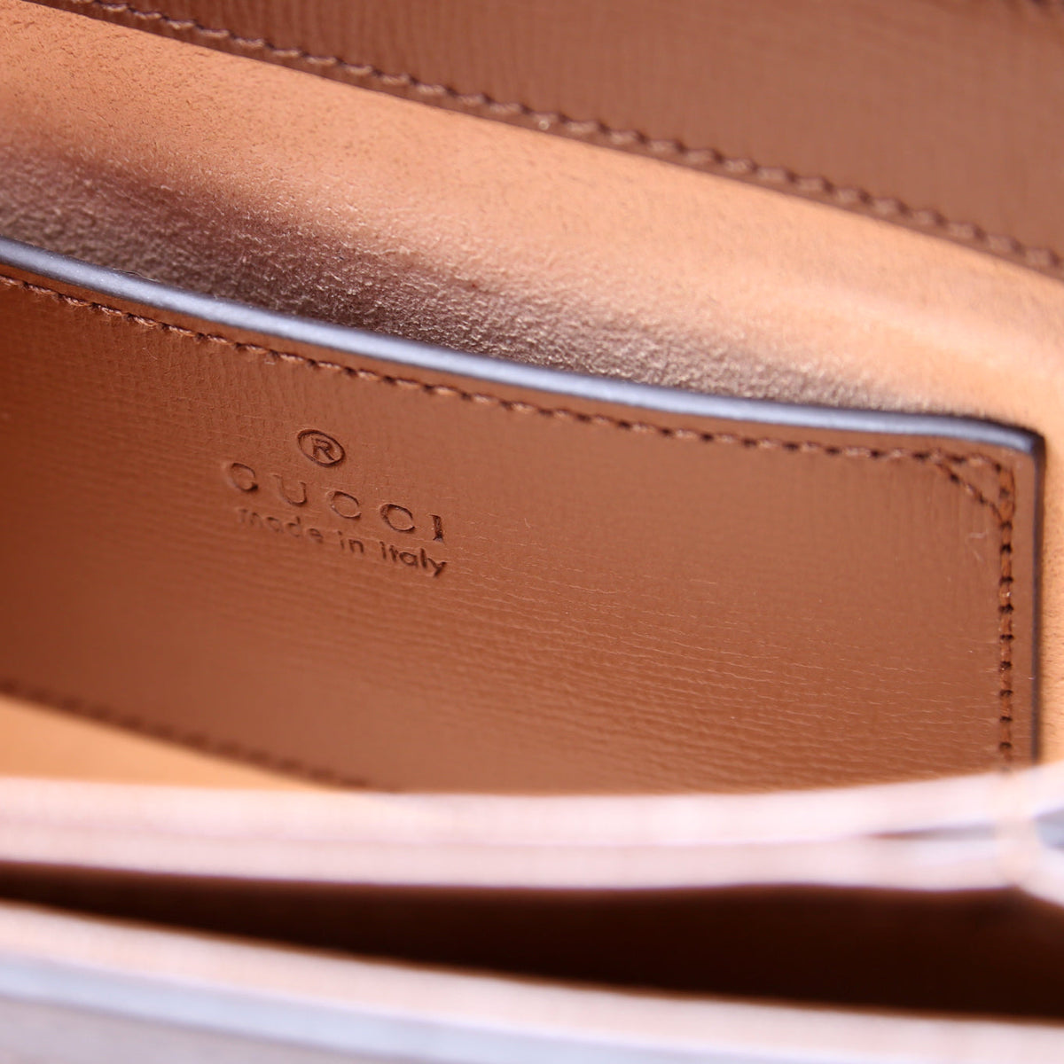 Horsebit  GG Supreme Mini Rounded Bag Brown