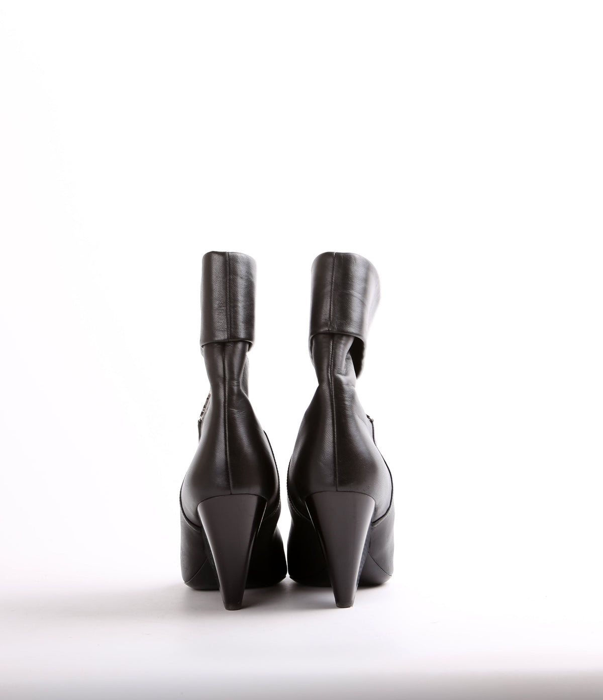 Leather Niki MM Booties Size