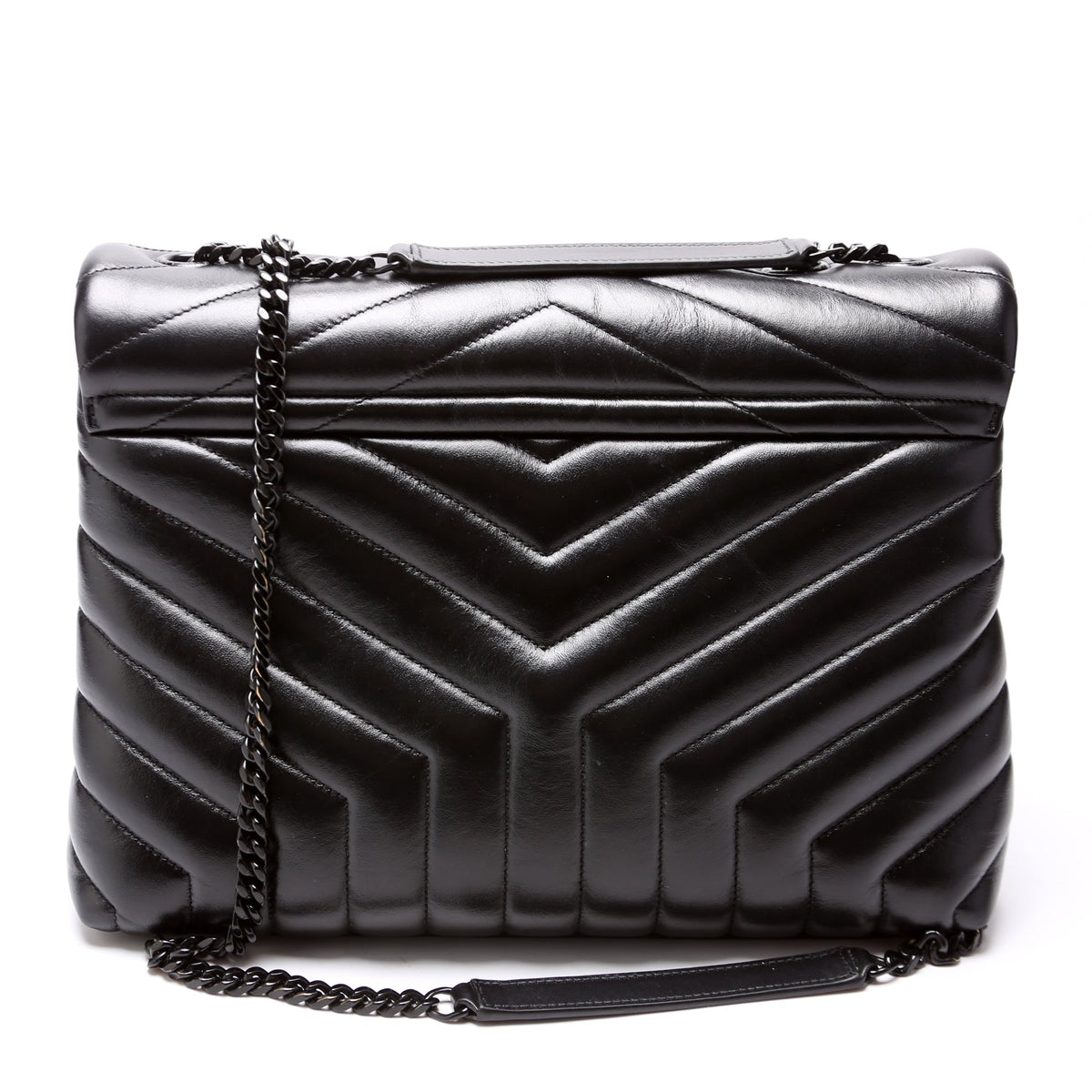 Loulou Medium Quilted  Black