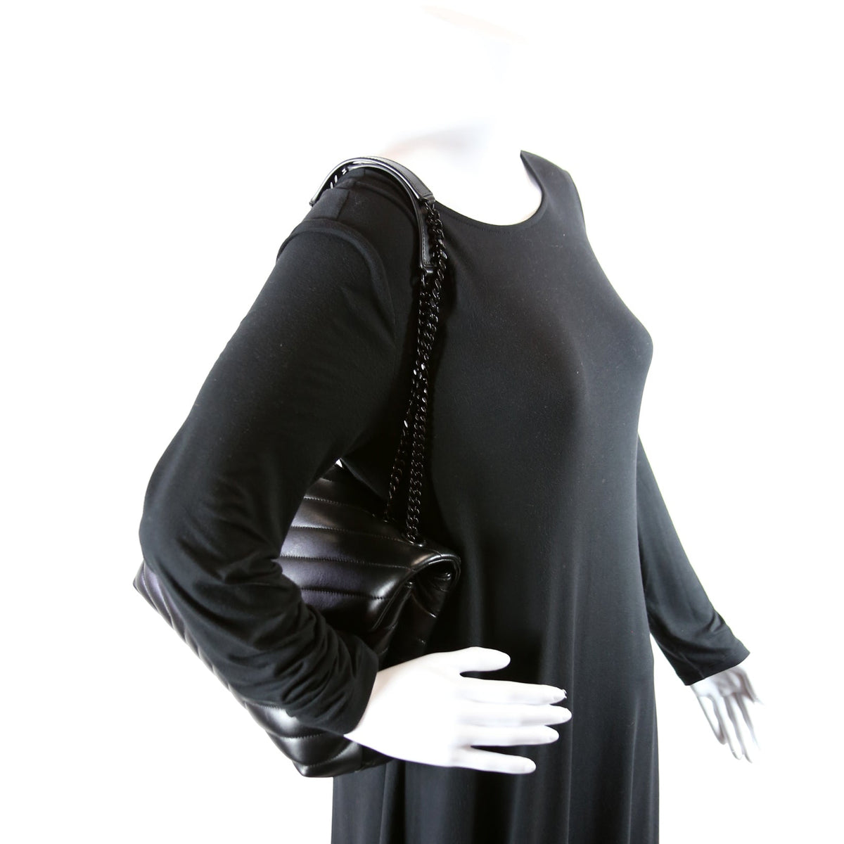Loulou Medium Quilted  Black