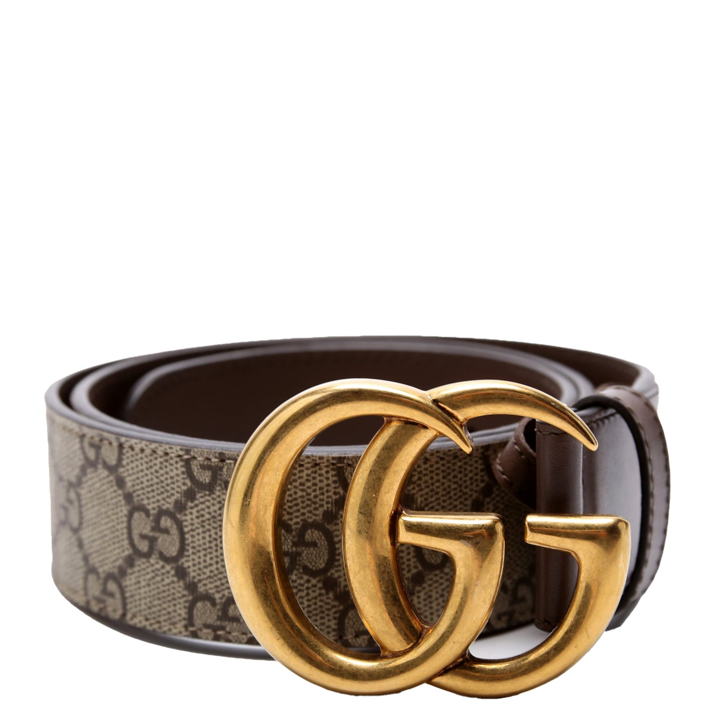 Gucci  Marmont GG Supreme Belt Size / Brown