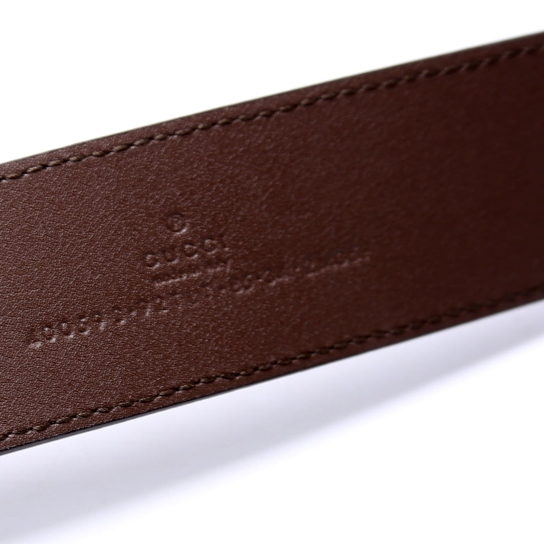 Gucci  Marmont GG Supreme Belt Size / Brown
