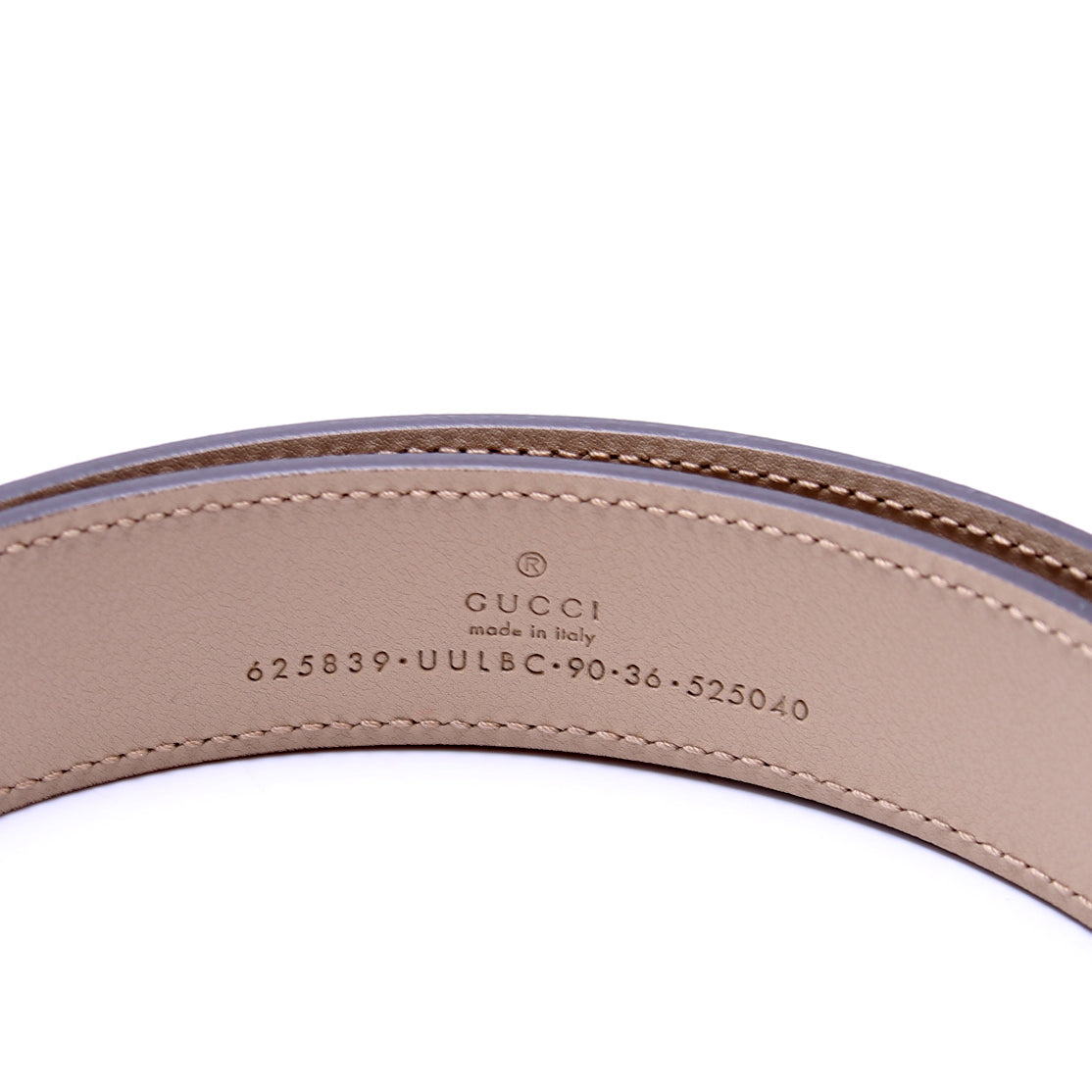 Gucci  GG Marmont Supreme/Leather Belt Size /