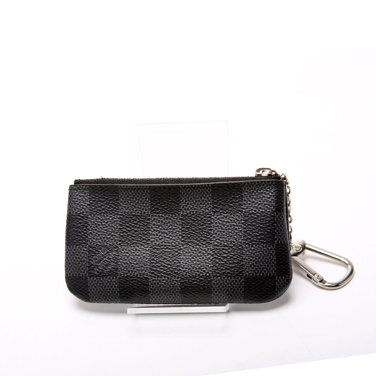 Pochette Cles Damier Graphite