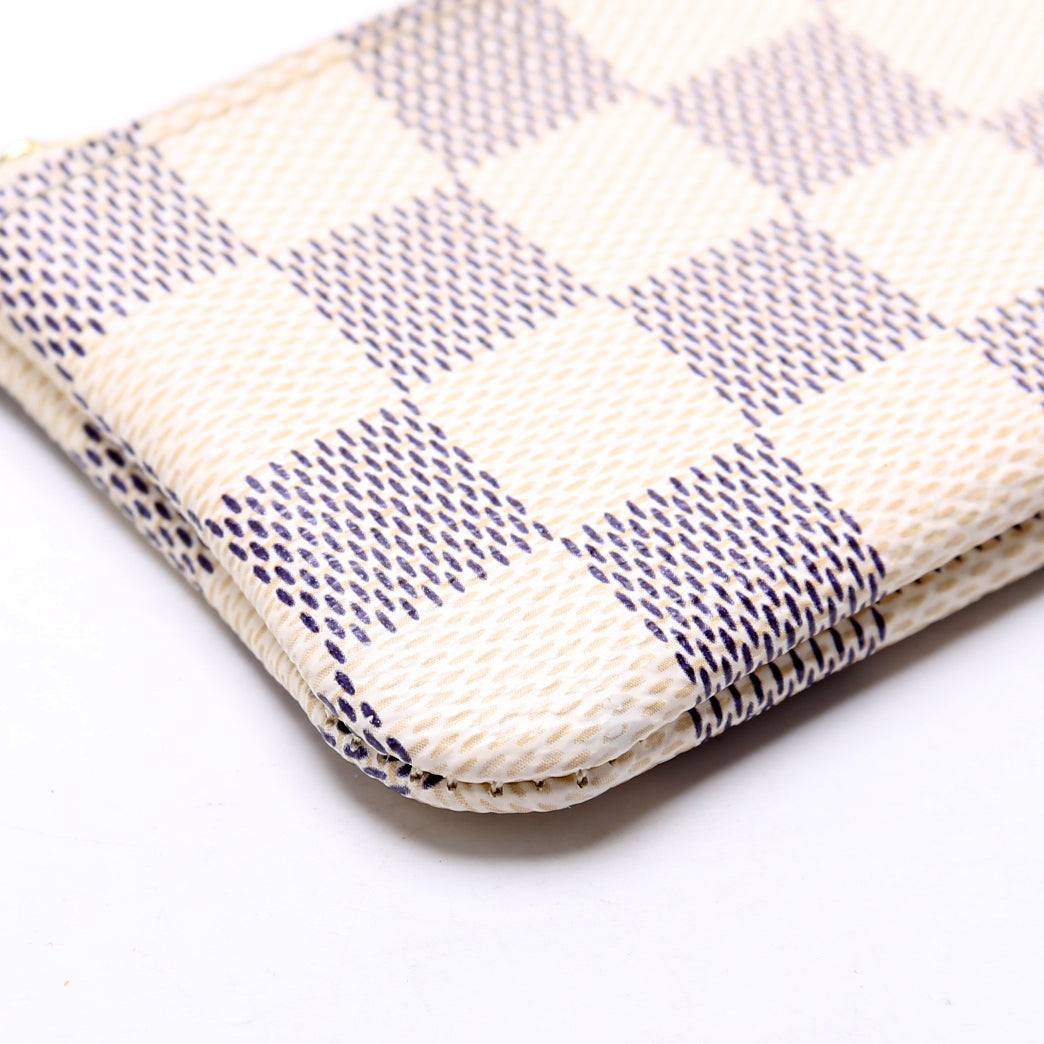 Pochette Cles Damier Azur