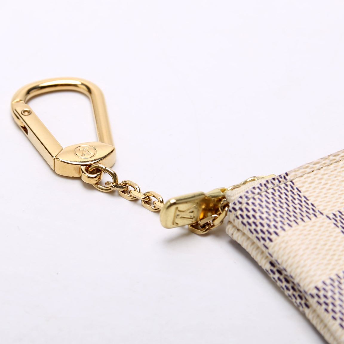Pochette Cles Damier Azur