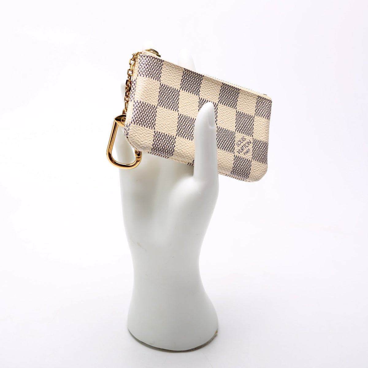 Pochette Cles Damier Azur