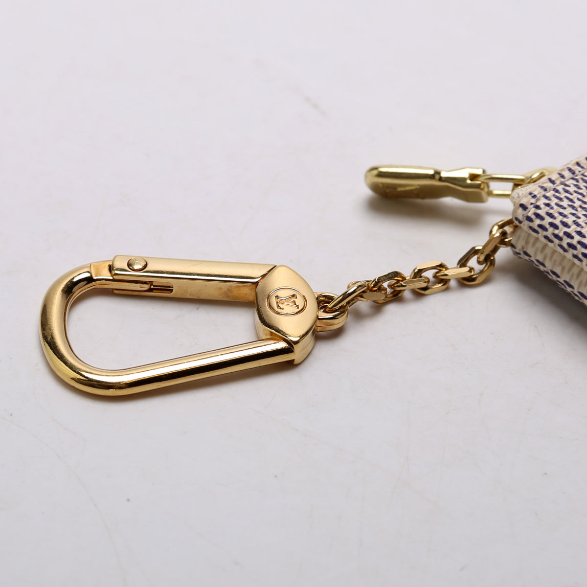 Pochette Cles Damier Azur