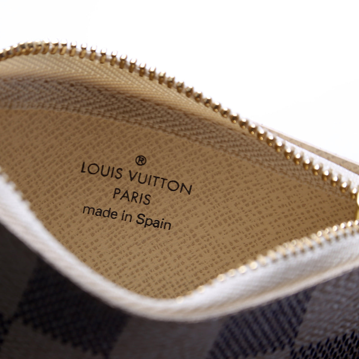 Pochette Cles Damier Azur