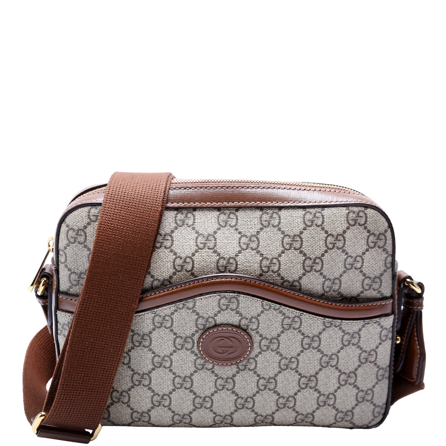 Gucci  Interlocking GG Messenger Brown
