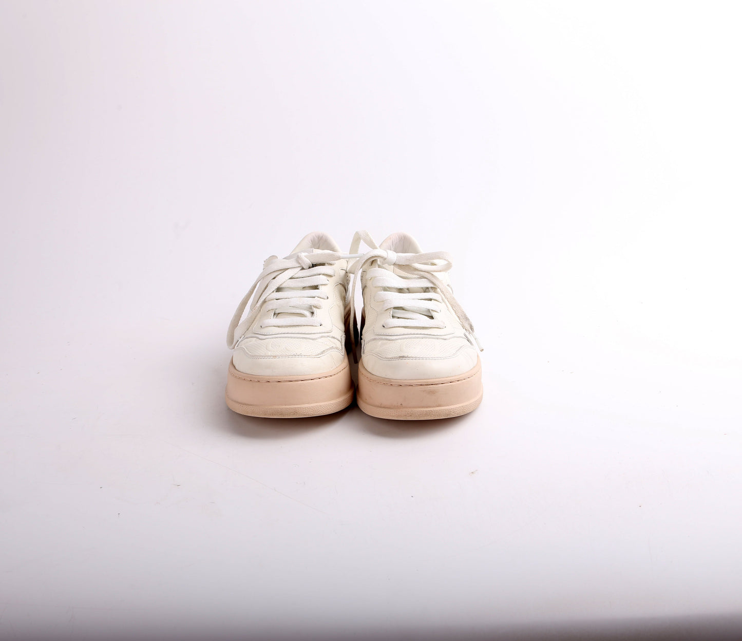 Gucci GG Leather Trainer Sneakers Size .