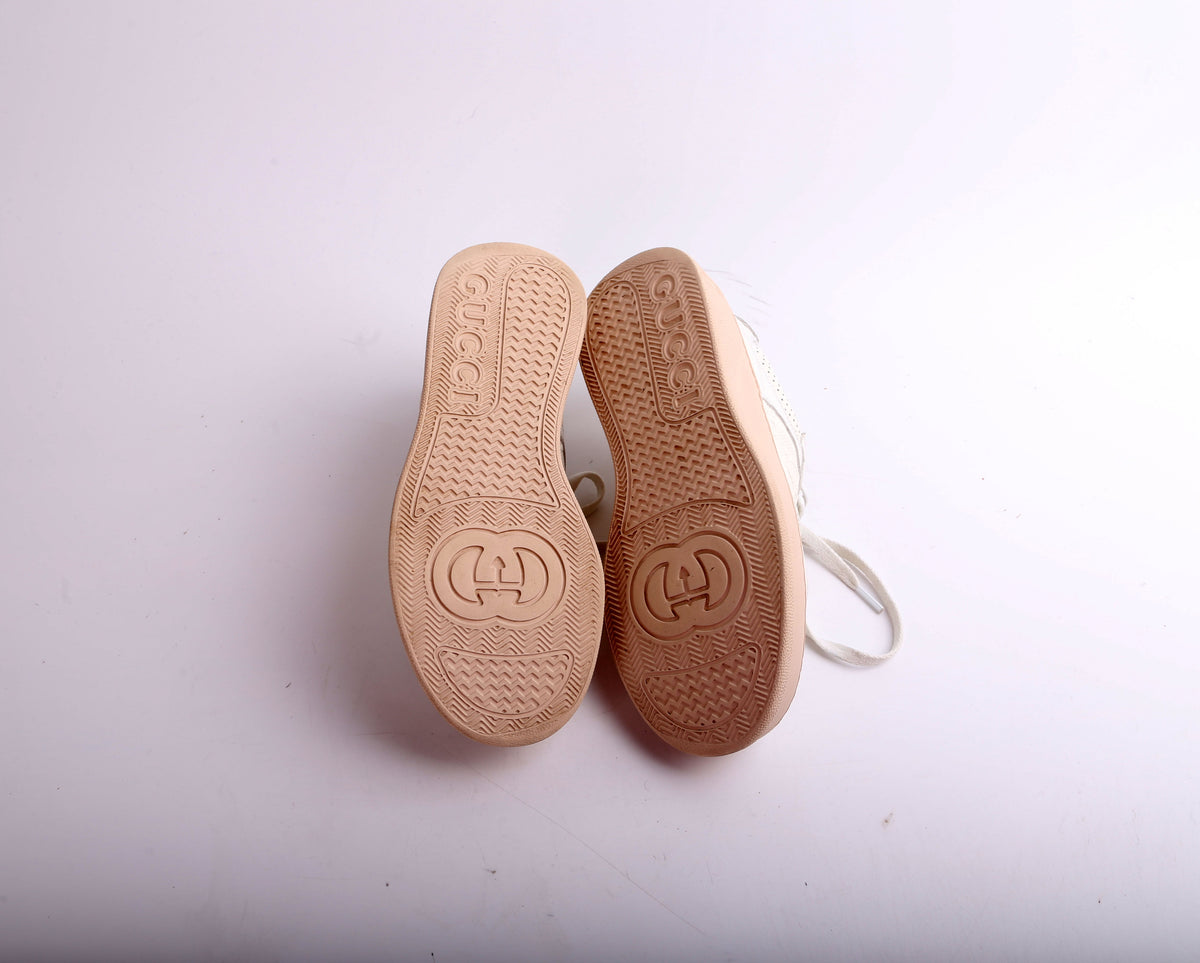 GG Leather Trainer Sneakers Size .