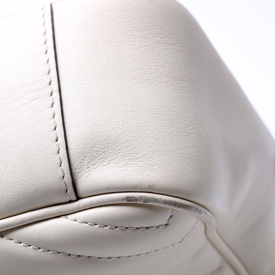 GG Marmont Medium Chain Bag Cream