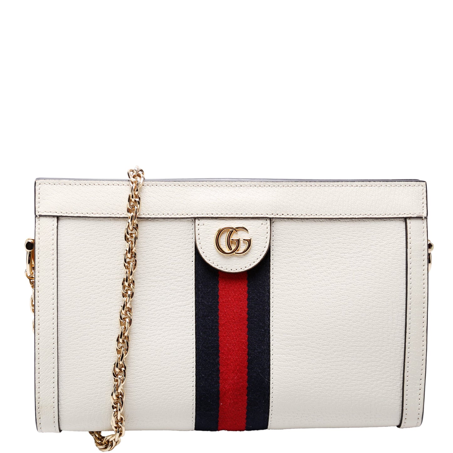 Gucci  Ophidia Leather Shoulder Small Cream