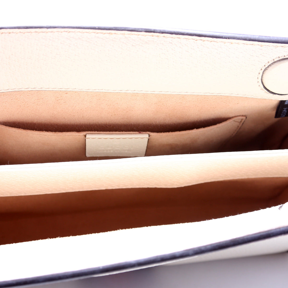 Ophidia Leather Shoulder Small Cream