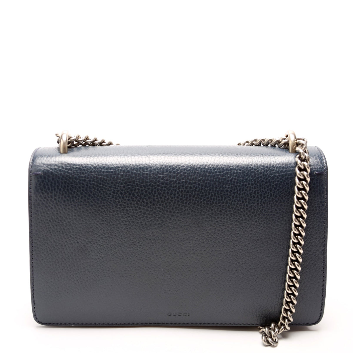 Dionysus Leather Shoulder Small Navy