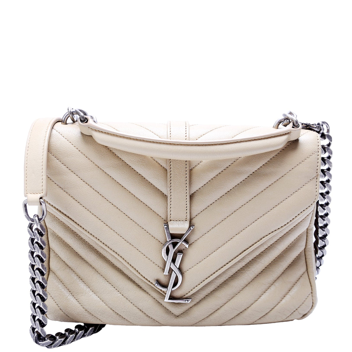 College Bag Medium // Beige