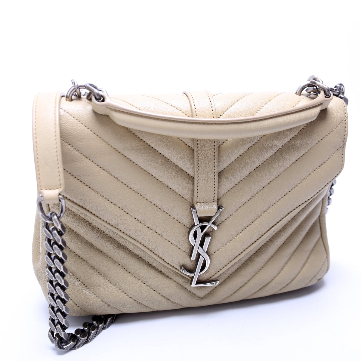 College Bag Medium // Beige