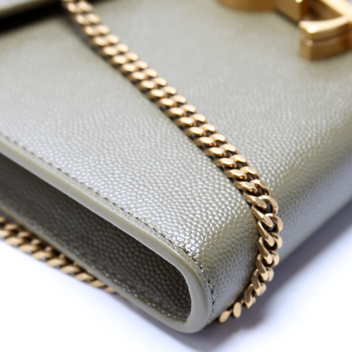 Cassandra Chain Wallet Grain  Green