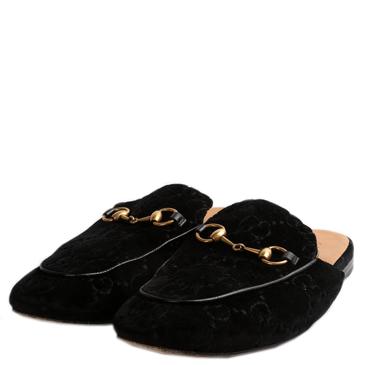Gucci Velvet GG Princetown Mules Men's Size .(Women's Size .)
