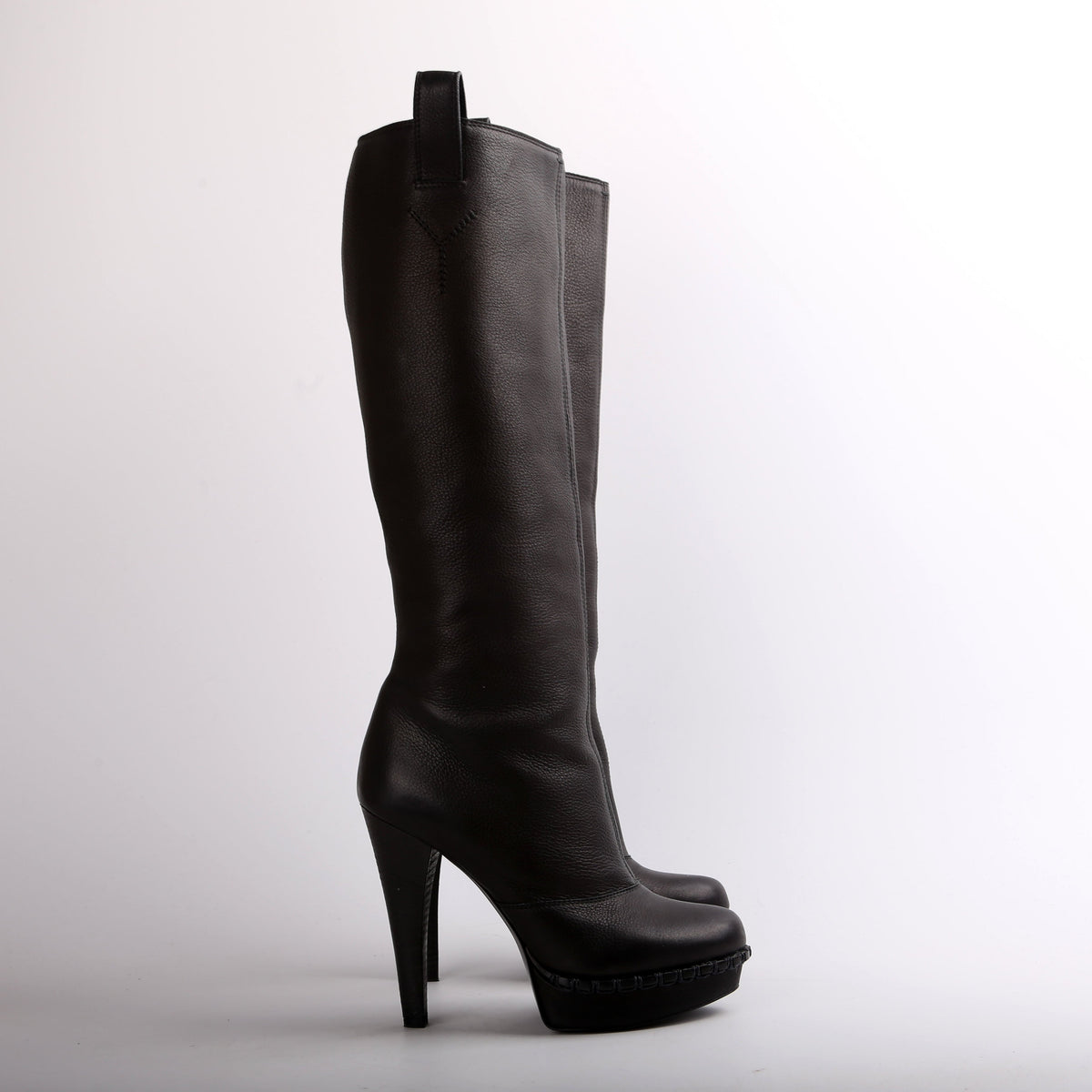 Knee High Leather Boots Size