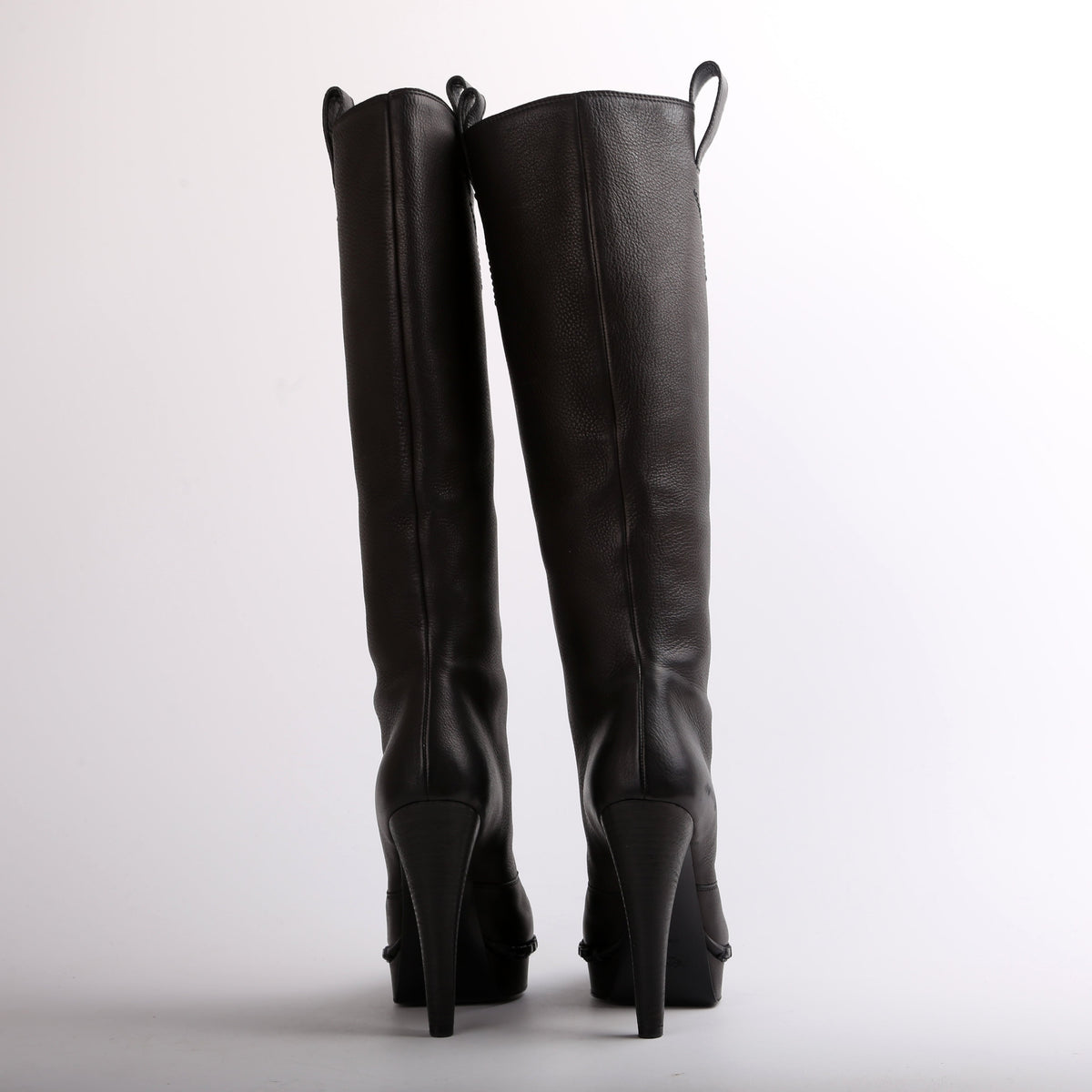 Knee High Leather Boots Size