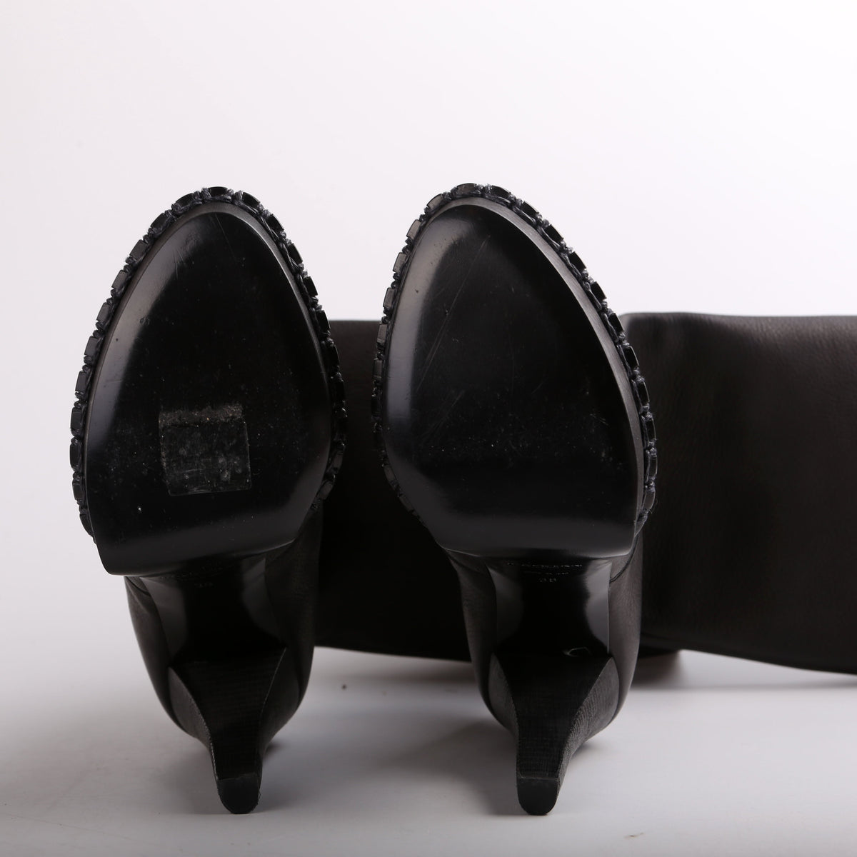 Knee High Leather Boots Size