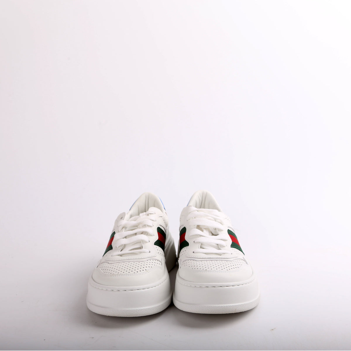 GG Web Chunky Leather Sneakers Size .