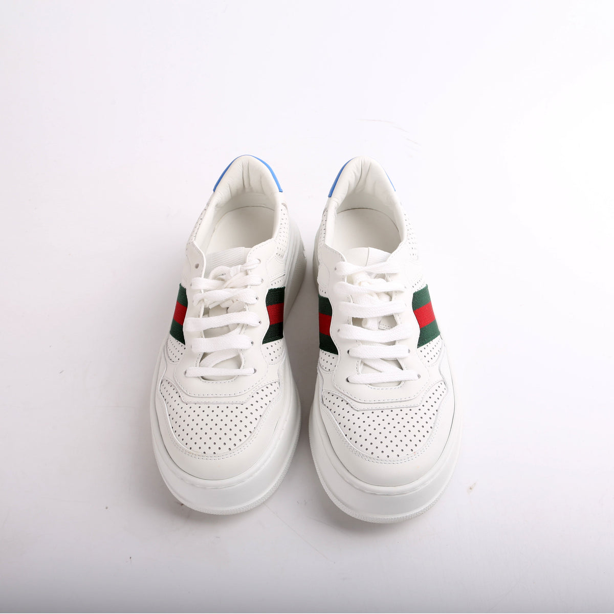 GG Web Chunky Leather Sneakers Size .