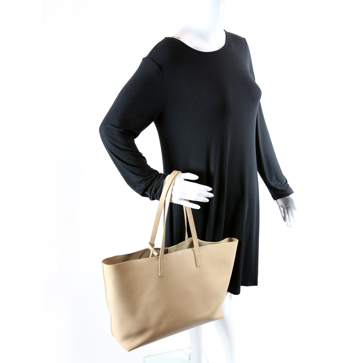 East West Shopping Tote Tan