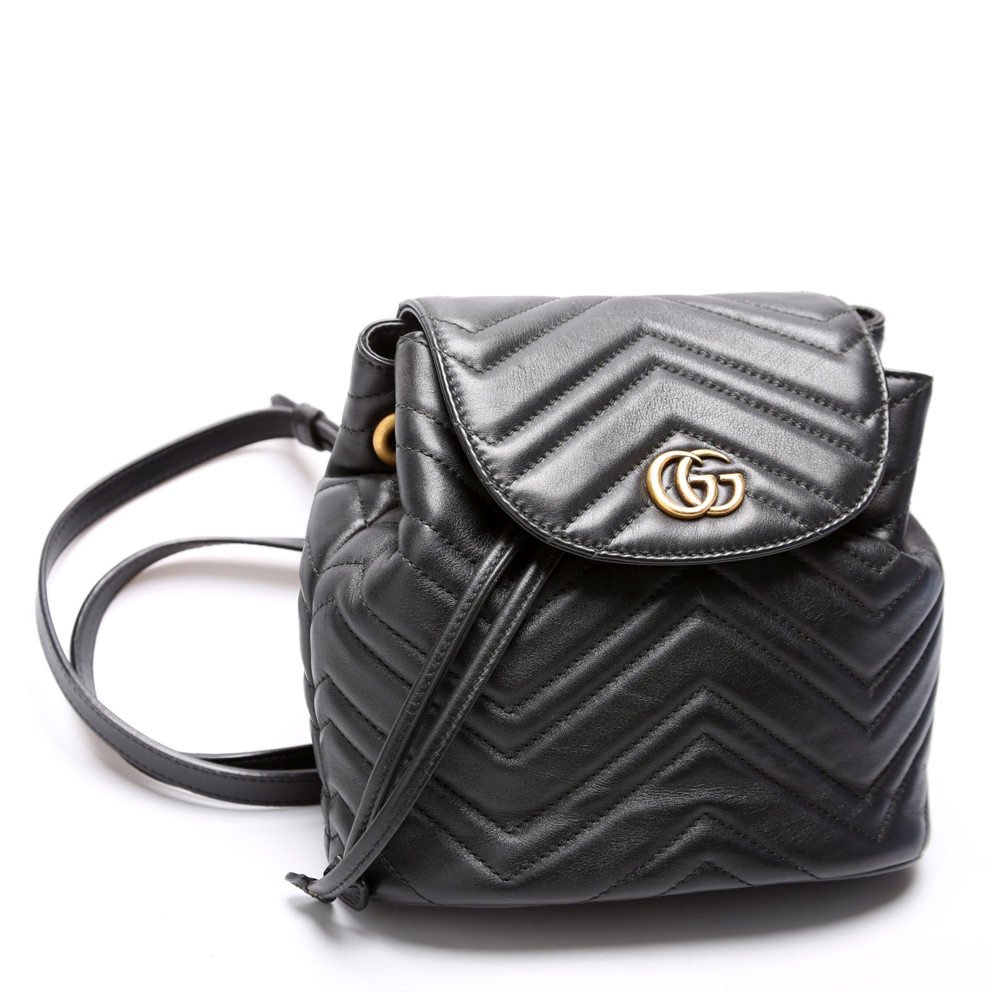 Marmont Mini Backpack Leather Black