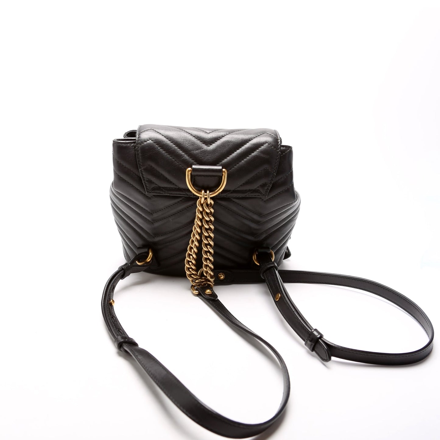 Marmont Mini Backpack Leather Black