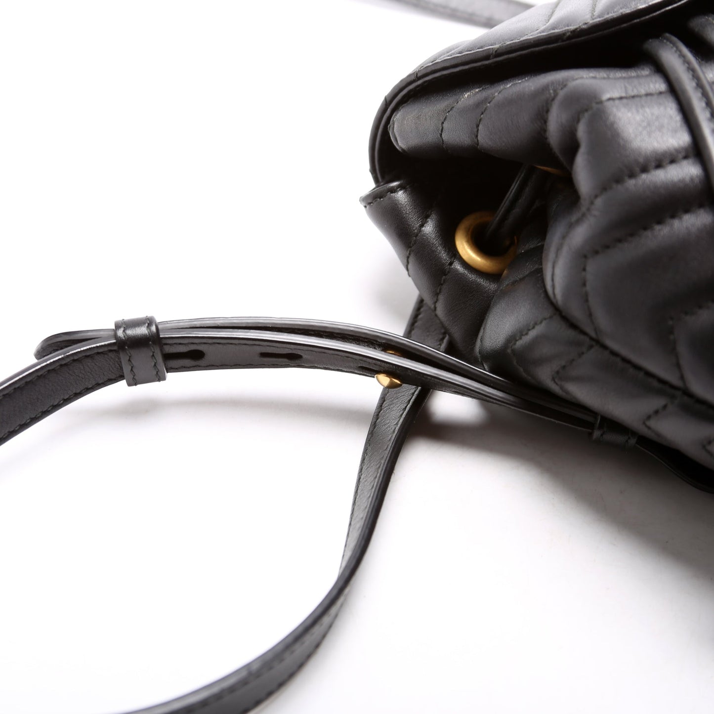 Marmont Mini Backpack Leather Black