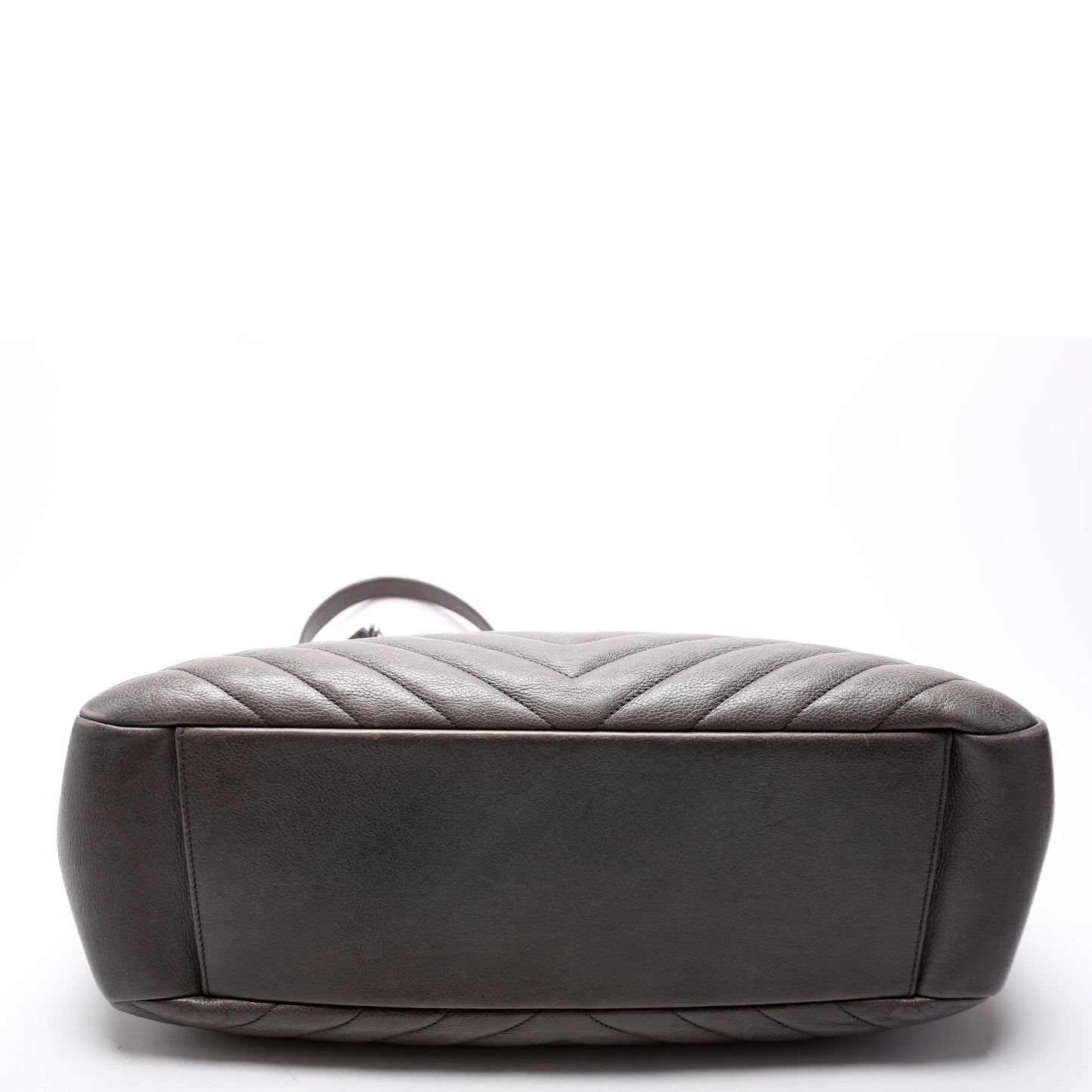 Chevron Large Tote Sheepskin Grey