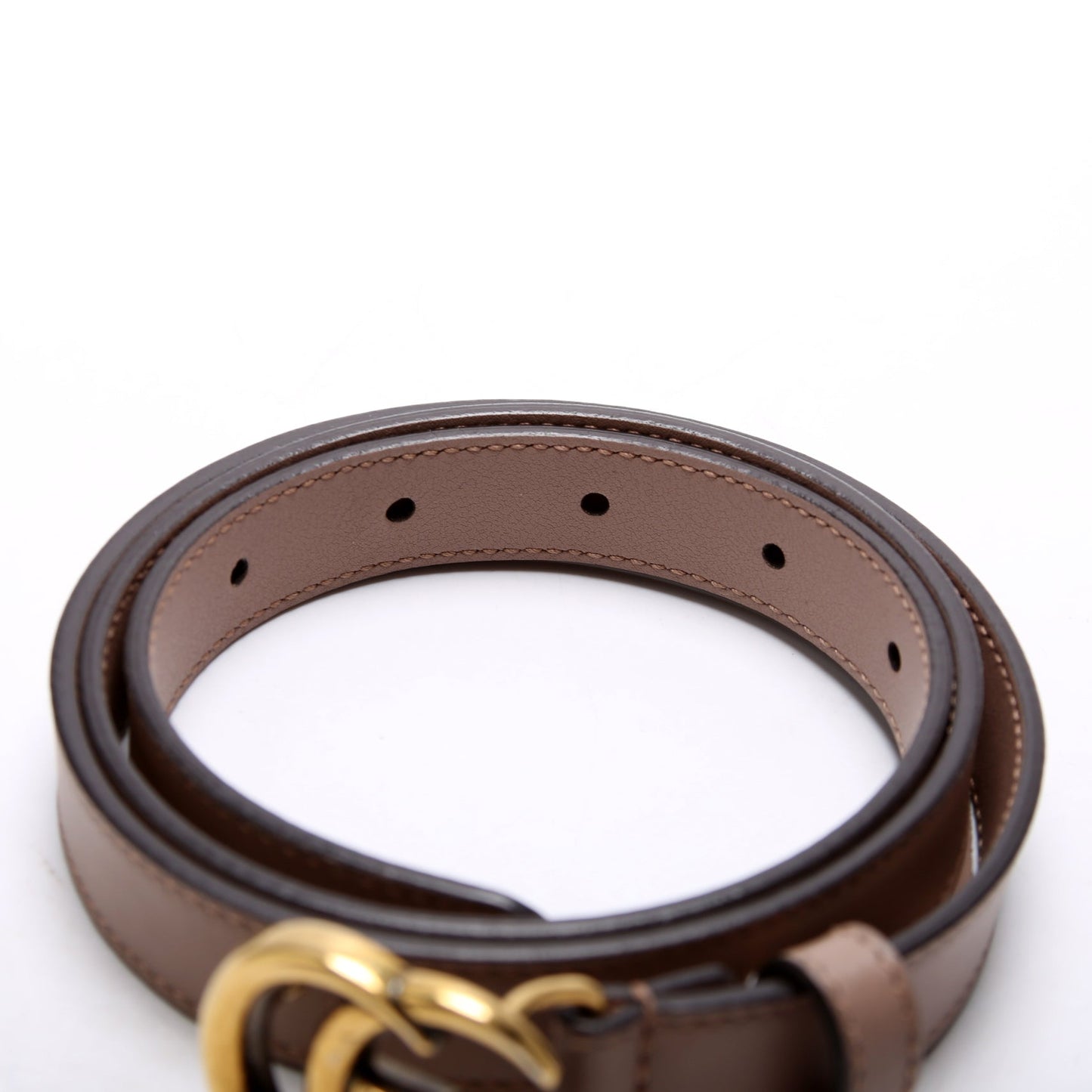 Gucci  GG Marmont Thin Belt Size / Brown