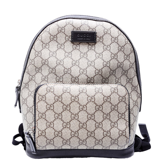 Gucci  GG Supreme Eden Backpack Small Beige/Black