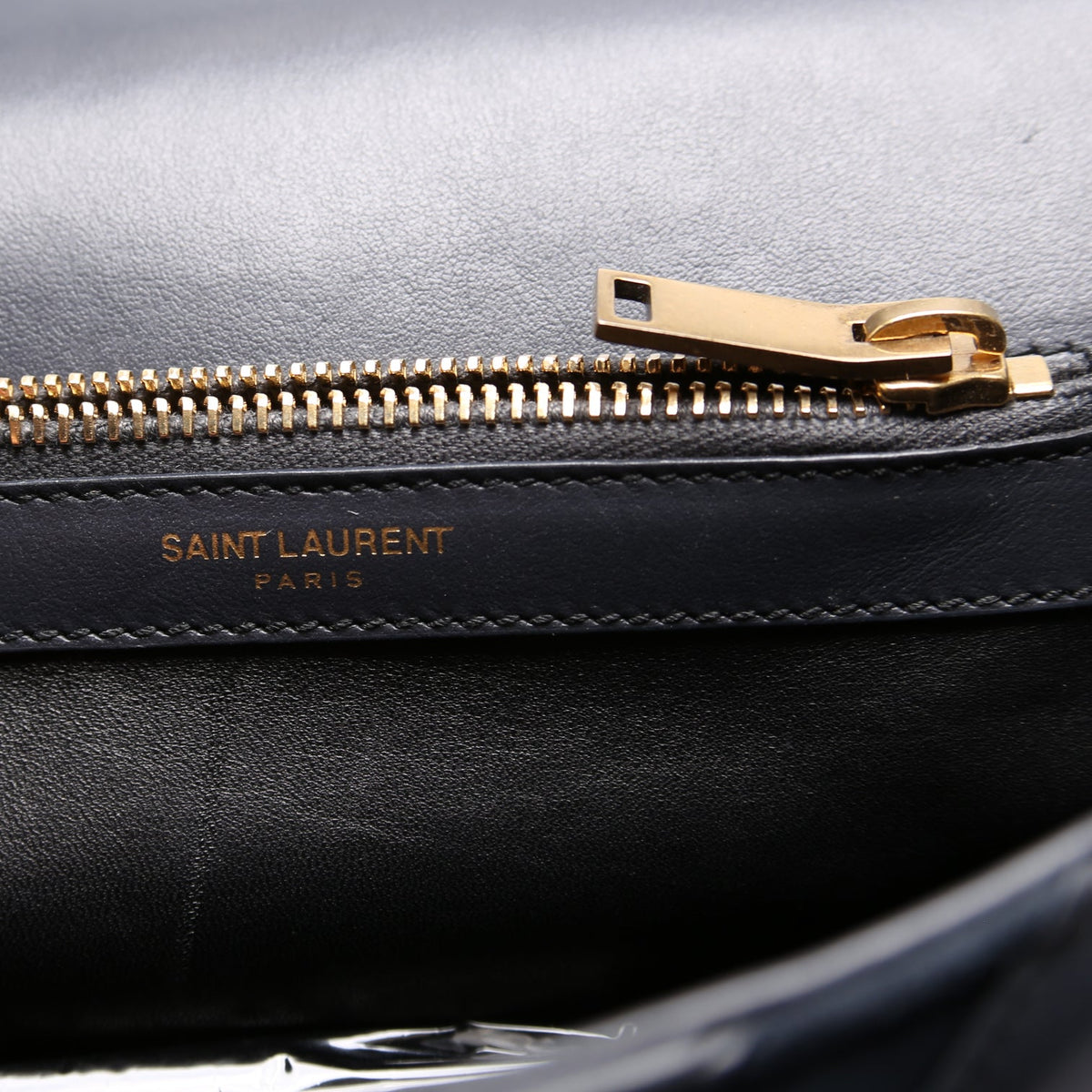 College Bag Medium Leather/Suede Navy
