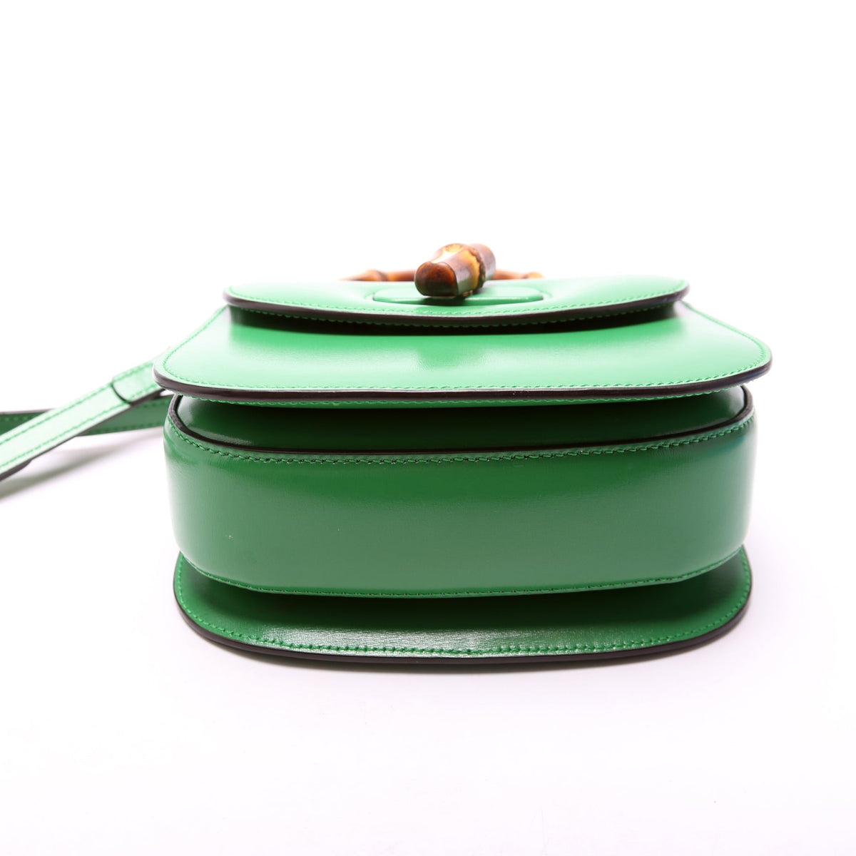 Bamboo Mini Top Handle Bag Green