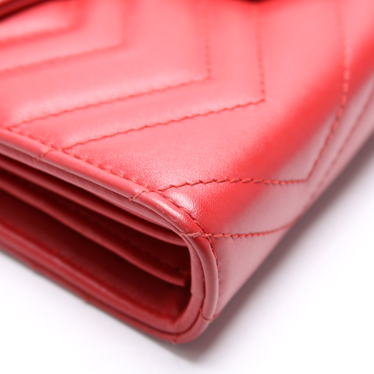 Marmont Chain Wallet Red