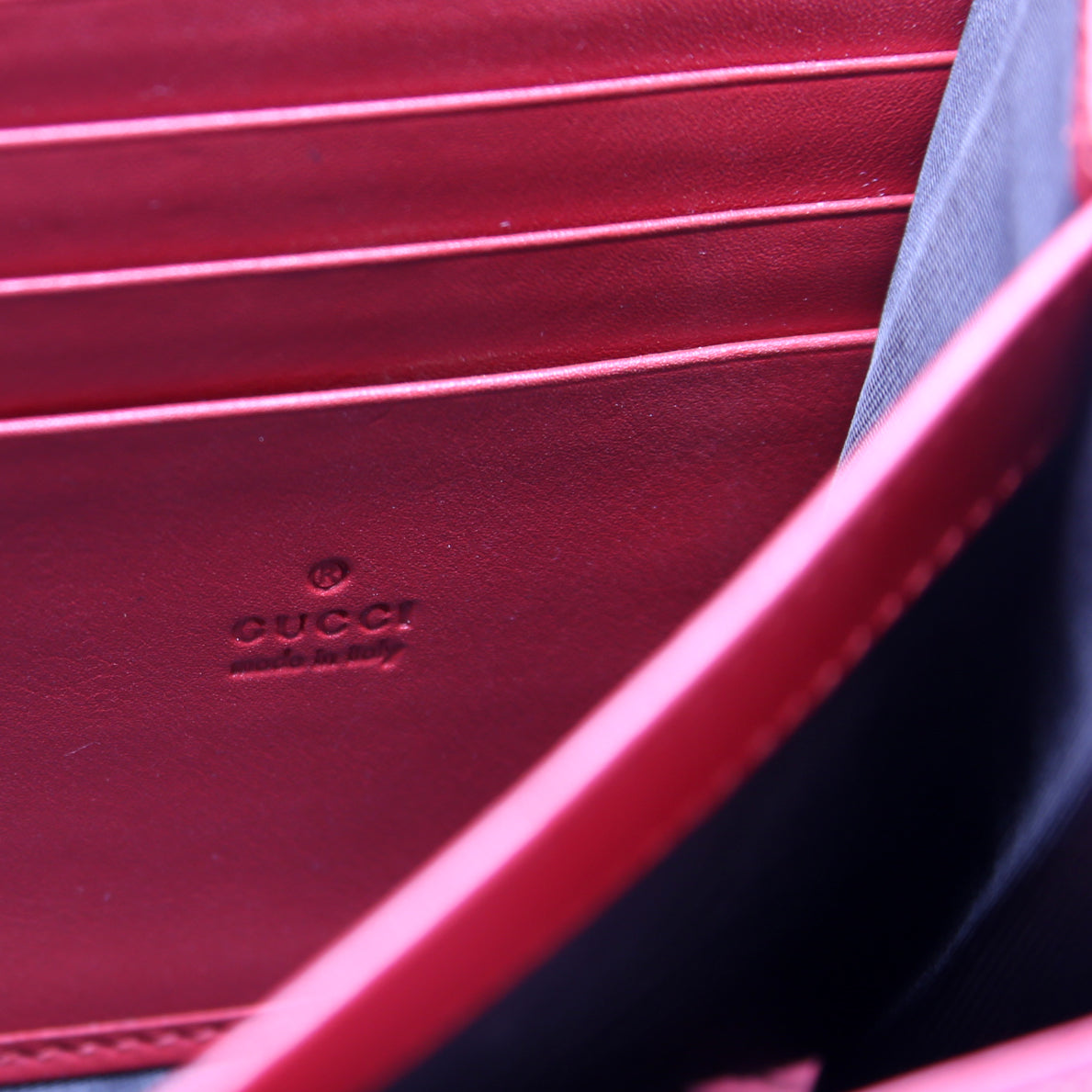 Marmont Chain Wallet Red