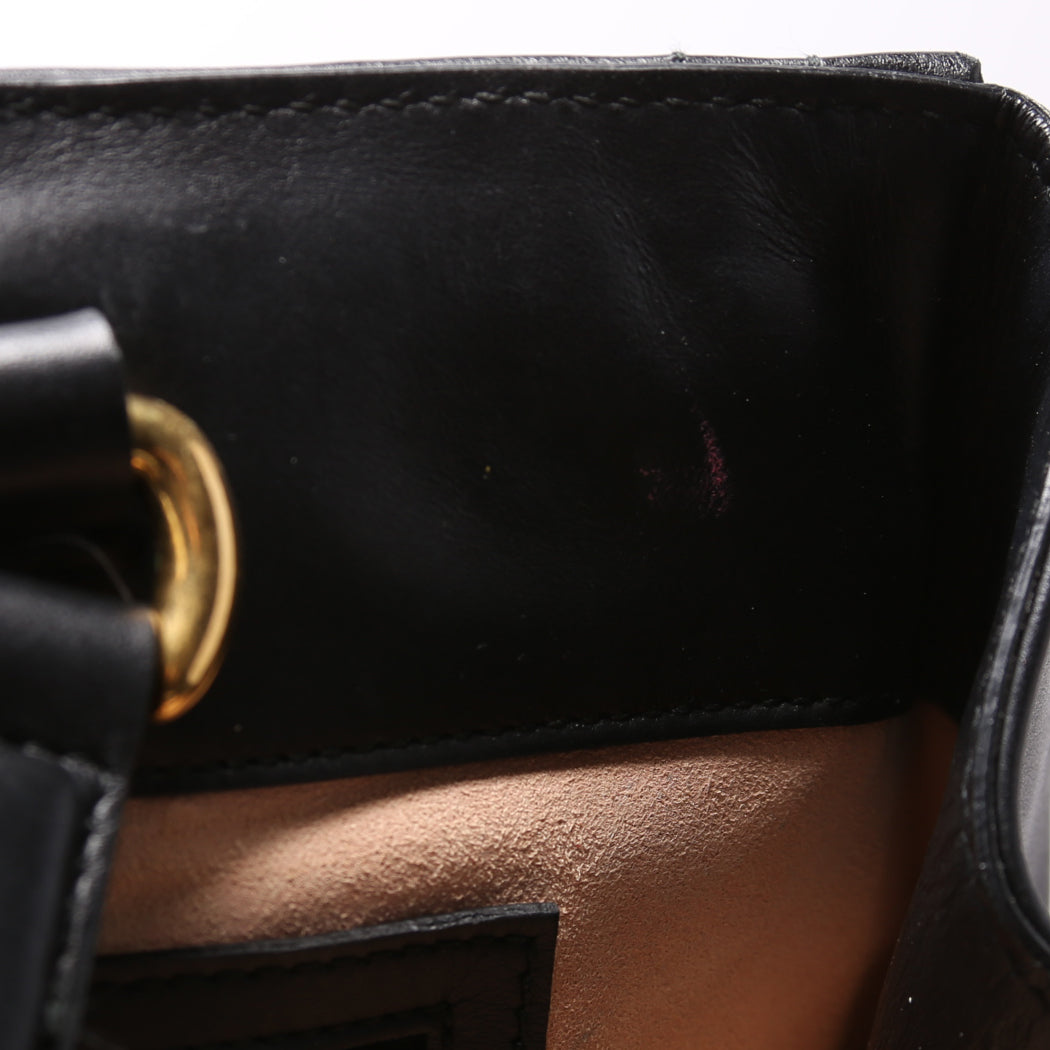 Marmont Studded Top Handle Black