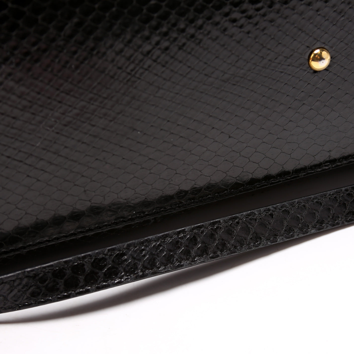 Diana Python Medium Tote Black